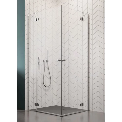 Radaway Torrenta KDD 100J*80B szögletes zuhanykabin, átlátszó, króm, 132273-01-01R
