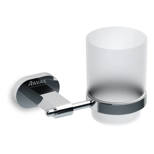 Ravak CHROME Pohártartó szimpla (üveg) CR 210 - X07P188