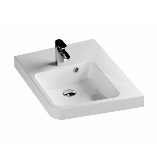 Ravak Mosdó BeHappy II L fehér túlfolyóval - XJAL1100001