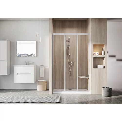 Ravak Supernova zuhanyajtó ASDP3-110 fehér+Pearl polisztirén 00VD01R211