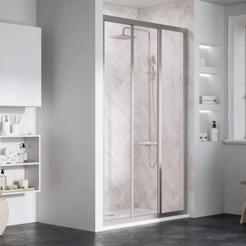 Ravak Supernova zuhanyajtó ASDP3-110 szatén+Pearl polisztirén 00VD0UR211