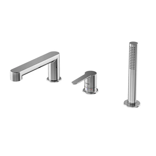 Ravak PU 026.00 Puri, kádperemre szerelhető háromlyukas fürdőkád csaptelep X070142