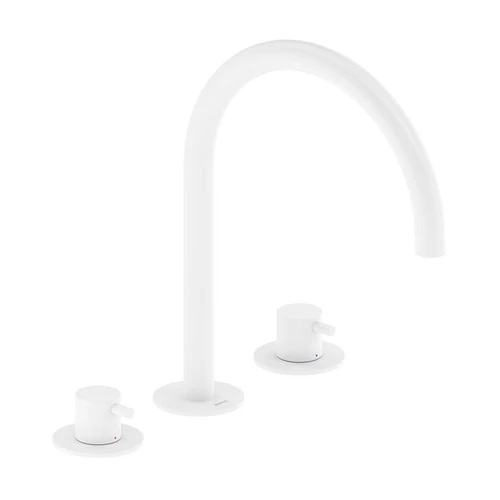 Ravak ES 018.10WV Álló mosdócsaptelep, 3 furatos 270 mm, leeresztő nélkül - White Velvet X070238