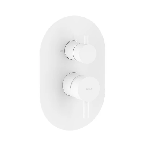 Ravak ES 065.10WV.O2.RB07E Falba süllyesztett csaptelep, kétutas, belső egység nélkül - White Velvet X070251