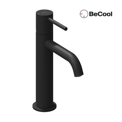 Ravak ES 012.21BLM Álló mosdócsaptelep BeCool 190 mm, leeresztő nélkül - Black Matt X070396