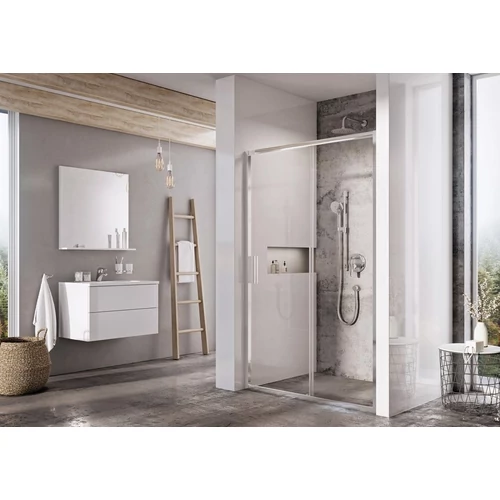 Ravak Blix Slim zuhanyajtó BLSDP2-110 krómhatású +Transparent X0PMD0C00Z1