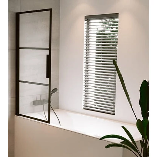 Riho Grid GB501 80 cm kádparaván, fekete balos GBB5080001