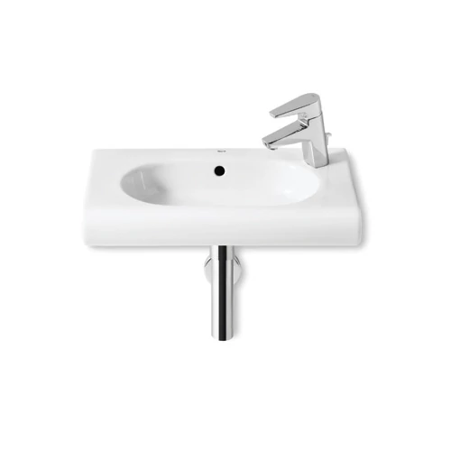 Roca Meridian kompakt kézmosó, jobb oldali csaplyukkal, szerelőkészlettel (450×250) - A327248000