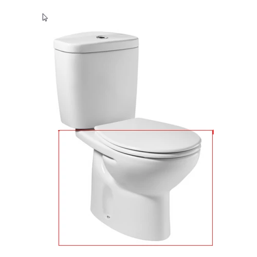 Roca Victoria alsó kifolyású monoblokkos WC-csésze, szerelőkészlettel - A342394000