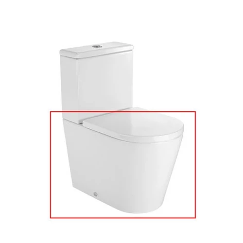 Roca Inspira Round falhoz illeszkedő monoblokkos WC-csésze, kompakt A342528000