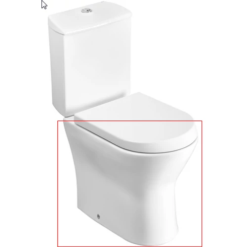 Roca Nexo monoblokkos wc-csésze, mélyöblítésű, Vario lefolyós, szerelőkészlettel A342640000