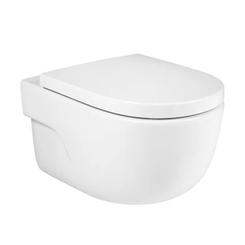 Roca Meridian Rimless fali wc-csésze, mélyöblítésű, szerelőkészlettel A34624L000