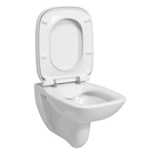 Roca Debba Rimless fali WC-csésze, mélyöblítésű, hátsó/vízszintes kifolyású, szerelőkészlettel (540mm hosszú) A34699L000