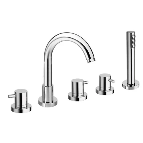 Sapho REITANO AIRTECH 5 részes kádperemre szerelhető kádtöltő csaptelep, króm (430)