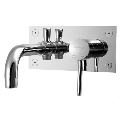 Sapho RHAPSODY Falba süllyesztett kádtöltő csaptelep, 2-irányú váltóval, króm (5578)