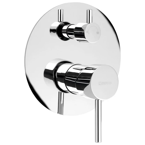 Sapho RHAPSODY falba süllyesztett zuhanycsaptelep, 2-irányú váltóval, króm (5583Q)