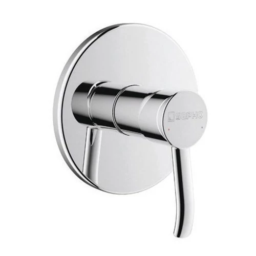 Sapho LUKA falba süllyesztett zuhanycsaptelep, zuhanyszett nélkül, króm (LK41)