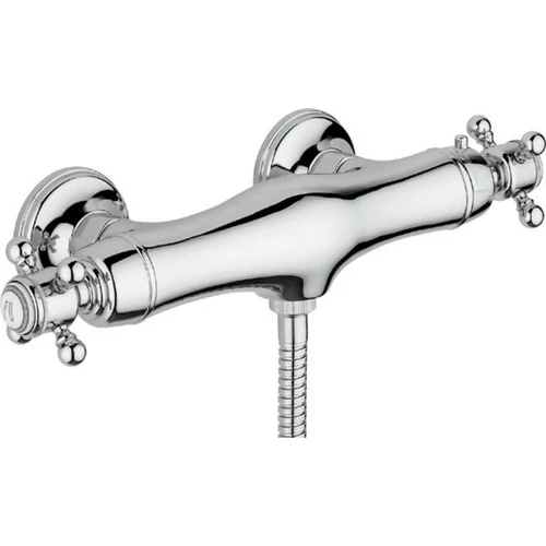 Sapho SASSARI fali termosztátos zuhanycsaptelep, zuhanyszett nélkül, króm (SR245)