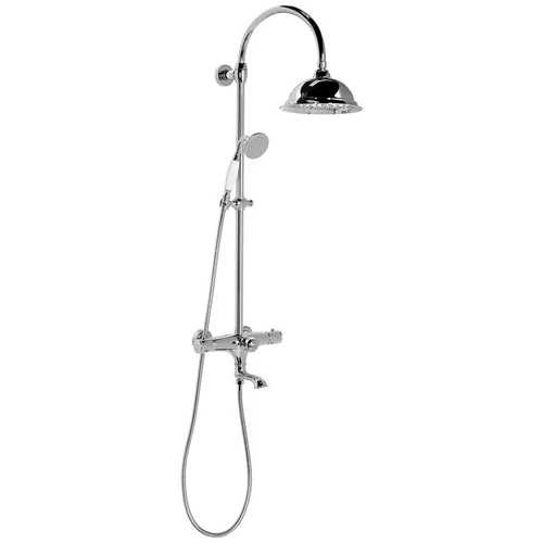 Sapho KIRKÉ zuhanyoszlop, termosztátos kádtöltő csapteleppel, fej- és kézuzuhannyal, króm (KI39C)