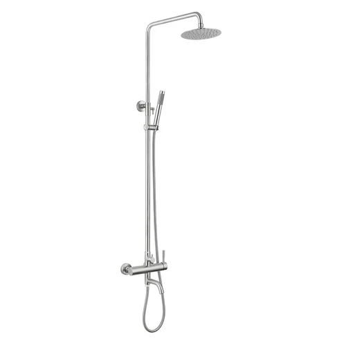 Sapho MINIMAL zuhanyoszlop kádtöltő csapteleppel, inox (MI140)