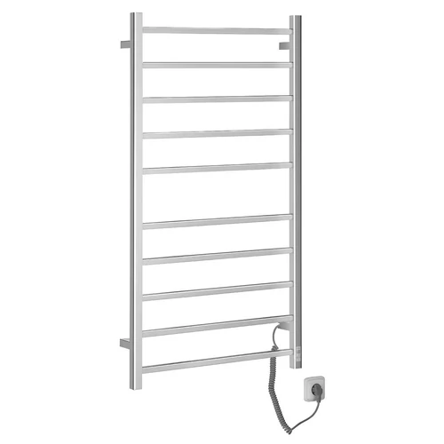 Sapho REDONDO elektromos törölközőszárító radiátor, időzítővel, 620x1160mm, 120W, inox (ER430T)