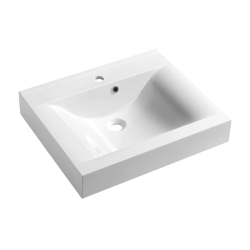 Sapho AMUR öntöttmárvány mosdó, 60x10x50cm (68061)