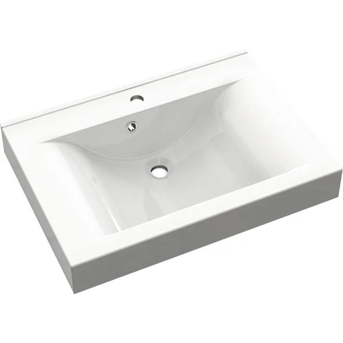 Sapho AMUR öntöttmárvány mosdó, 70x10x50cm (68071)