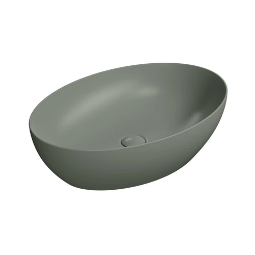 Sapho PURA Mosdó, pultra helyezhető, 60x16x42cm, matt agave (884204)