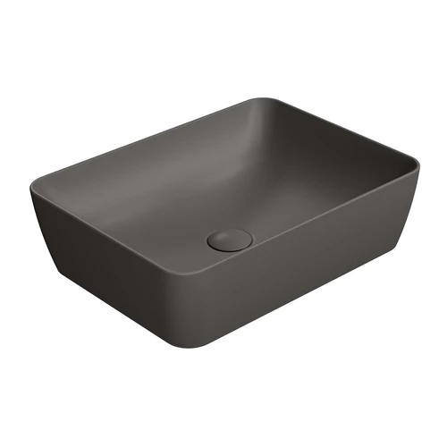 Sapho SAND Mosdó, pultra helyezhető, 50x14x38cm, matt bistro (903716)