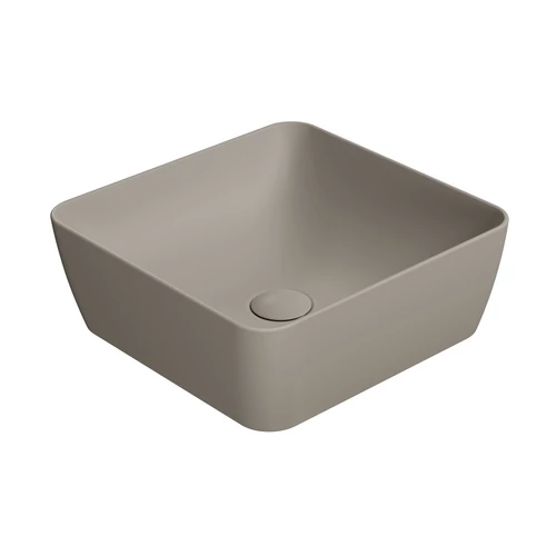 Sapho SAND Mosdó, pultra helyezhető, 38x14x38cm, matt tortora (903805)