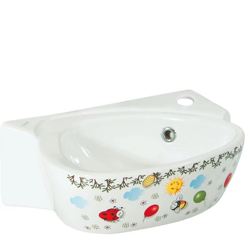 Sapho KID gyermek mosdó, 39x29cm, színes mintával (CK035-FF)