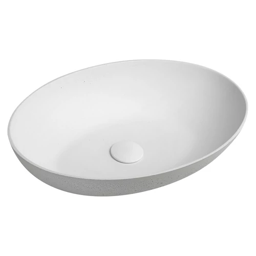 Sapho FORMIGO beton mosdó, 60x14,5x40,5cm, fehér (FG021)