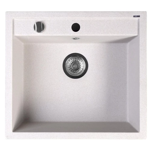 Sapho Gránit mosogató, egymedencés, 57x51cm, bézs (GR1002)