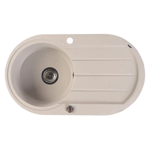 Sapho Gránit mosogató csepegtető tálcával, 86x50cm, bézs (GR1202)