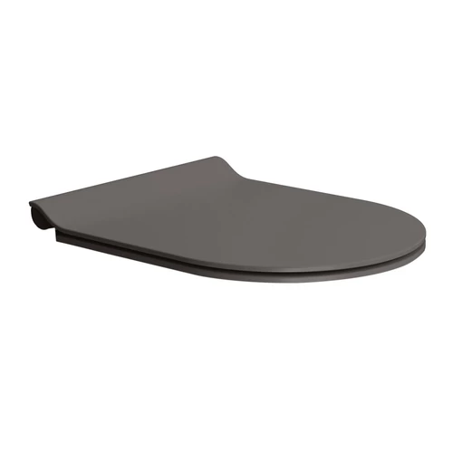 Sapho GSI SLIM soft close WC-ülőke, matt barna/króm (MS86CSN16)