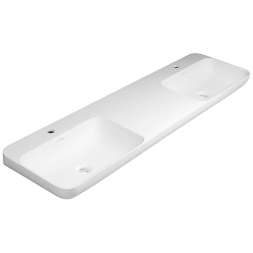 Sapho NIAGARA rockstone duplamosdó, 150x14x40cm, matt fehér (WN975)