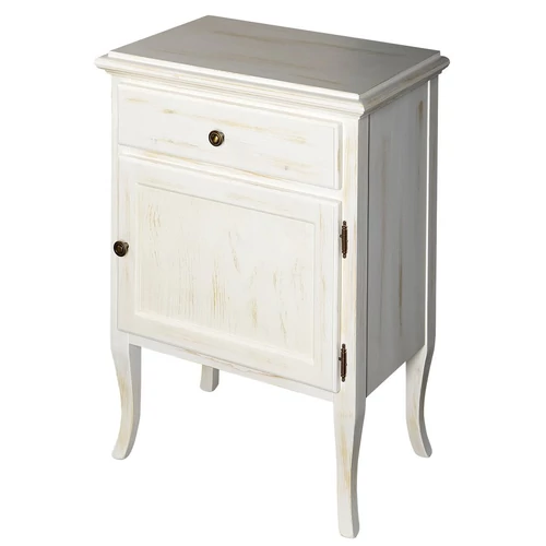 SAPHO RETRO alsószekrény, 1 fiókkal, 1 ajtóval, jobbos, 60x80x38 cm, antik fehér (1693)