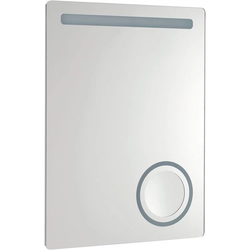 SAPHO ASTRO tükör beépített kozmetikai tükörrel, LED világítással, 60x80cm (MIRL2)