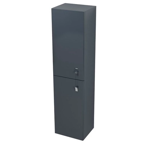 SAPHO MITRA állószekrény, 2 ajtóval, jobbos/balos, 35x140x30cm, antracit (MT152)