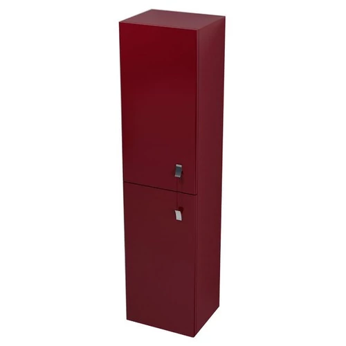 SAPHO MITRA állószekrény, 2 ajtóval, jobbos/balos, 35x140x30cm, bordó (MT153)