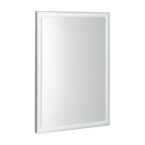 SAPHO LUMINAR tükör aluminium kerettel, LED világítással, 600x800mm, króm (NL557)