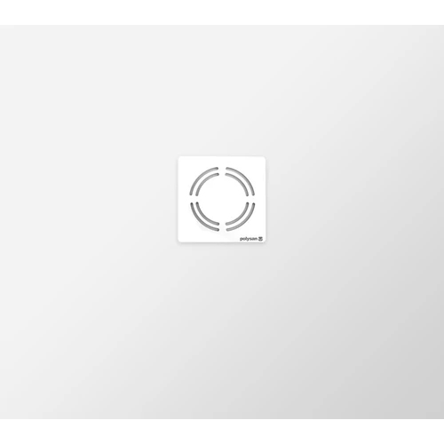 SAPHO POLYSAN FLEXIA öntöttmárvány zuhanytálca, 90x80x3cm (72927)