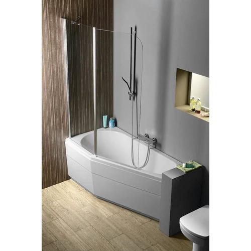 SAPHO POLYSAN TIGRA L aszimmetrikus kád lábakkal, balos, 150x75x46cm (72928)