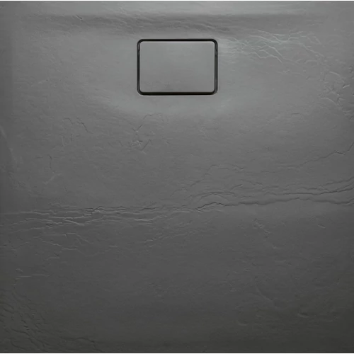 SAPHO POLYSAN ACORA öntöttmárvány zuhanytálca, 90x90x3,5cm, szürke (AC022)