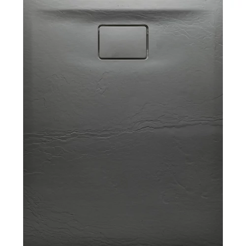 SAPHO POLYSAN ACORA Öntöttmárvány zuhanytálca, 120x80x3,5cm, szürke (AC024)