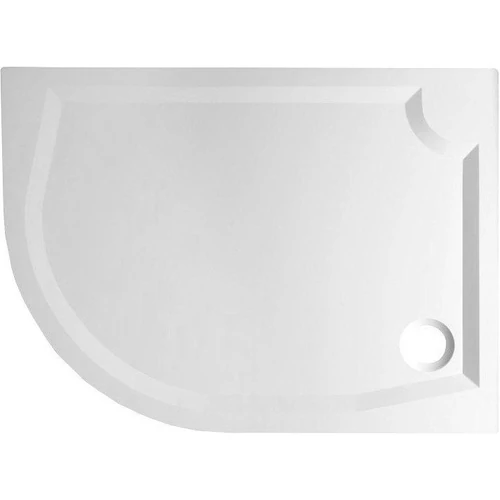 SAPHO GELCO RIVA Öntöttmárvány zuhanytálca, 100x80cm, jobb (GR10080R)