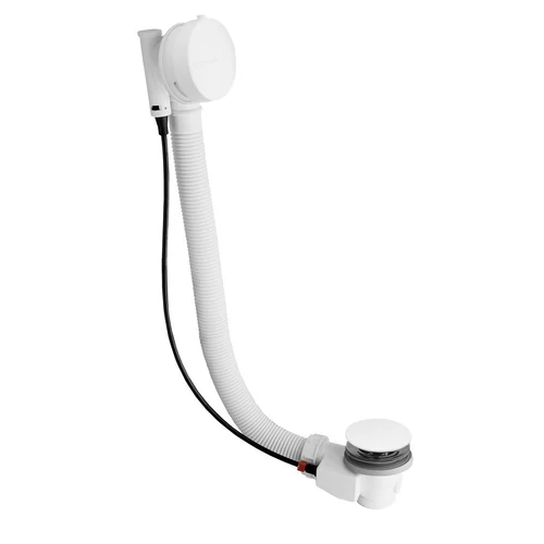 SAPHO POLYSAN LP-MODEL 06 kád le-túlfolyó bovdenes, hossz 675mm, dugó 42mm, fehér (71681W)