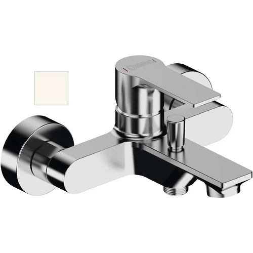 Sapho PAX kádtöltő csaptelep zuhanyváltóval, matt fehér (XA10/14)