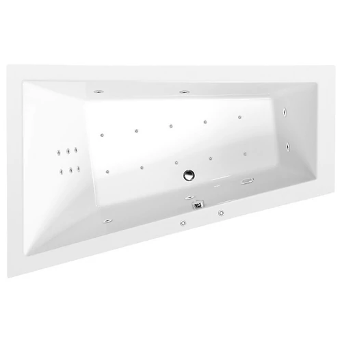 SAPHO POLYSAN TRIANGL L kád, Hidro Air rendszerrel, 180x120x50cm (19611HA)