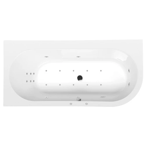 SAPHO POLYSAN ASTRA L kád, Hidro Air rendszerrel, 165x75x48cm (33611HA)